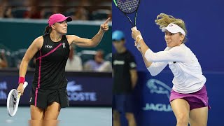 Ekaterina Alexandrova vs Iga Swiatek  Last Match Before Miami Open 2024 [upl. by Edieh866]