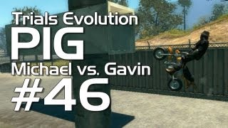 Trials Evolution  Achievement PIG 46 MIchael vs Gavin  Rooster Teeth [upl. by Ahsienot709]