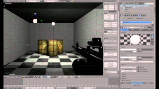 Schwinglampe  Blender 3D Game Engine Tutorial [upl. by Nnyllatsyrc]