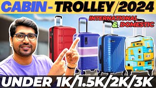 Best Cabin Trolley Bag🔥Best Budget Cabin Trolley Bag🔥Best Travel Bags🔥Best Trolley Bag In India 2024 [upl. by Liag]