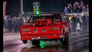 Shane Stack and his 3500HP 1986 Chevy Monte Carlo at Huntsville Radial Fest 2021 [upl. by Aiket484]