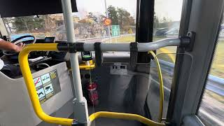 StockholmSweden busride TelegramvägenEktorps Centrum Bussresa till Ektorps Centrum [upl. by Kahl745]