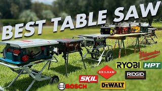 Best Table Saw Milwaukee DeWalt Skilsaw Ridgid 2024 [upl. by Czarra]