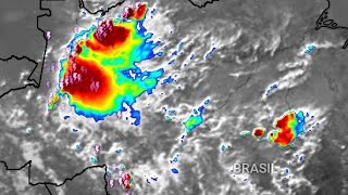 ALERTA DE CHUVAS E TROVOADAS ISOLADAS NO BRASIL DOMINGO 13102024 [upl. by Kerns]