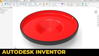 Autodesk Inventor 2024  Tutorial 6 revolve [upl. by Vinn]