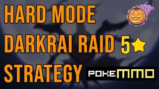 Darkrai Level 100 5☆ Raid Guide  Halloween 2024 PokeMMO [upl. by Luella966]