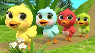 5 Little Ducks song  Newborn Baby Songs amp Nursery Rhymes [upl. by Meekah]