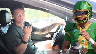 Oregons Dillon Gabriel Van Interview [upl. by Konikow240]