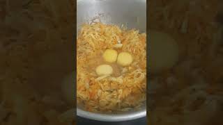 Cabbage rice  shorts video [upl. by Waxler]