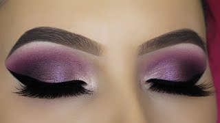 Purple Shimmer Eye Makeup Tutorial [upl. by Juakn560]