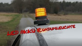 Akku LED Rundumleuchte 4K [upl. by Arick928]