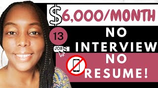 13 Hiring Immediately Work from Home Jobs 2024 [upl. by Notterb]