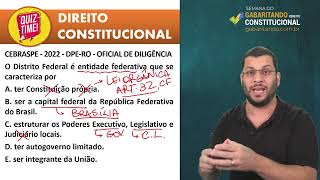 5 Quiz de Direito Constitucional [upl. by Lydia759]