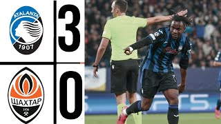 Atalanta vs Shakhtar Donetsk 30 Highlights  UEFA Champions League 2024 Lookman Goal [upl. by Qifar466]