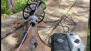 the majestic electric spinning wheel with sandy from myautowindercom [upl. by Shirberg821]