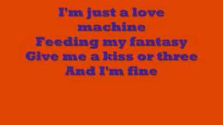 love machine lyrics [upl. by Corri393]