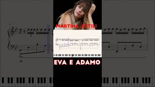 EVA E ADAMO  MARTINA ATTLI  ritornello al pianoforte ritornellipop shorts [upl. by Tindall846]