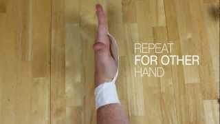 Crossfit hand tape in less than 2 minutes [upl. by Federico]