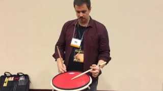 Russ Millers lesson on the Moeller Stroke from PASIC 2014 [upl. by Arym754]