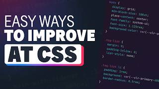 5 tips to getting better at CSS [upl. by Teragram]