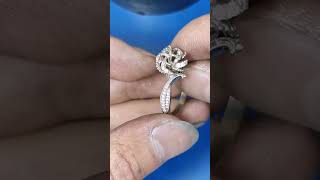 Crafting a Bouquet Moissanite Ring StepbyStep Tutorial for Stunning Engagement Jewelry jewelry [upl. by Barcroft]