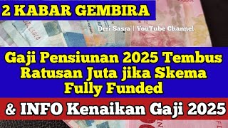 2 KABAR GEMBIRA Gaji Pensiunan 2025 Tembus Ratusan Juta jika Skema Fully Funded amp Kenaikan Gaji 2025 [upl. by Ikkaj]