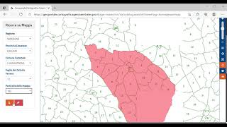 Consultazione e visura gratis di una mappa catasto terreni tramite Geoportale Cartografico Catastale [upl. by Janka]