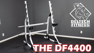 The DF4400 Squat Rack By Deltech Fitness [upl. by Esemaj]