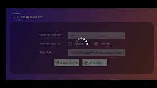 connecter iptv smarter avec url m3u [upl. by Mcconnell]