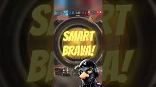 Playing Brava Makes You A SMART Player rainbowsixsiege xbox [upl. by Fronia]