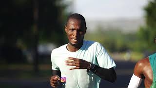 Comrades Marathon elite athletes training session [upl. by Ulah]