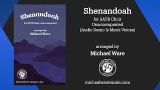 Shenandoah for SATB Choir  Score Video [upl. by Louisa]