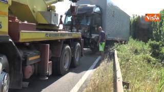 BOLOGNA INCIDENTE MORTALE A FUNO DI ARGELATO  IMMAGINI [upl. by Daveda]