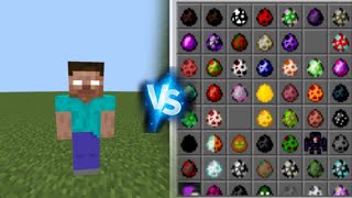 Minecraft Pe Herobrine VS Fulls Mobs Addons Mobile Battlevideo Notwalk [upl. by Josey]