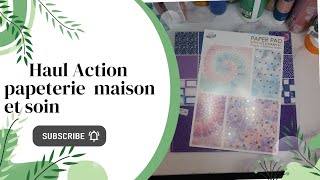 Haul Action papeterie  maison et soin [upl. by Gem]