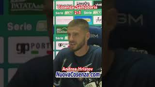 CosenzaSampdoria 21 Hristov short cosenzacalcio legab shorts [upl. by Eidas]