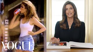 Cindy Crawford Breaks Down 13 Looks From 1989 to Now  Life in Looks  Vogue [upl. by Rickart]