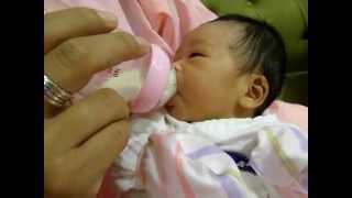 Bottle feeding newborn baby [upl. by Patience]