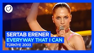 Sertab Erener  Everyway That I Can  Türkiye 🇹🇷  Winner of Eurovision 2003 [upl. by Sukram]