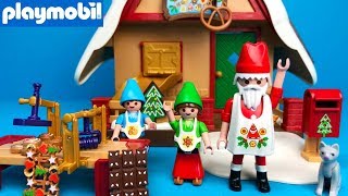 PLAYMOBIL Speelgoed 🎅Kerstbakkerij met koekjesvormen  9493 [upl. by Heyde]