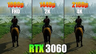 RTX 3060  1080p vs 1440p vs 4K 2160p  Test in 11 Games  How Big is the Difference [upl. by Aroled]