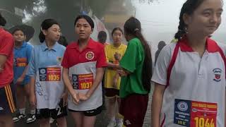 ICSC Inter School Marathon Chowrasta Darjeeling [upl. by Enalahs]