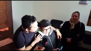 Edwin Luna le canta a un fan que moría por verlo [upl. by Maddox]