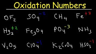 How To Calculate Oxidation Numbers  Basic Introduction [upl. by Mann362]