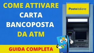 COME attivare CARTA BancoPosta da ATM  Guida Completa con Bonus Visione [upl. by Hanej]