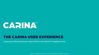 The Carina User Experience in the Dentrix Imaging Center [upl. by Aneekas]