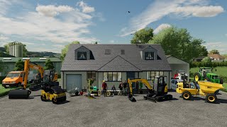 Aménagement extérieure gravillonnage parking  Court Farm  Farming Simulator 22 [upl. by Addison351]