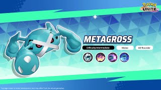 Metagross Moves Overview  Pokémon UNITE [upl. by Kirven]