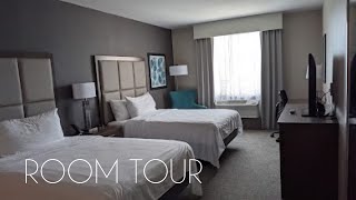 ROOM TOUR  Homewood Suites by Hilton Orlando at FLAMINGO CROSSINGS  2 Queen Beds 1 Bedroom Suite [upl. by Enutrof801]