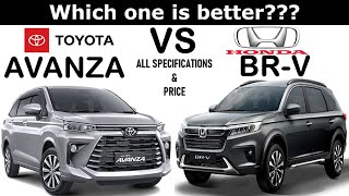 ALL NEW Toyota AVANZA Vs ALL NEW Honda BRV  Which one is better [upl. by Lamok]